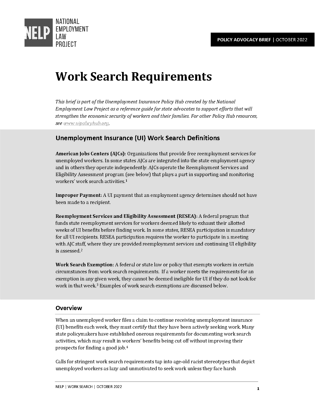 missouri unemployment work search requirements